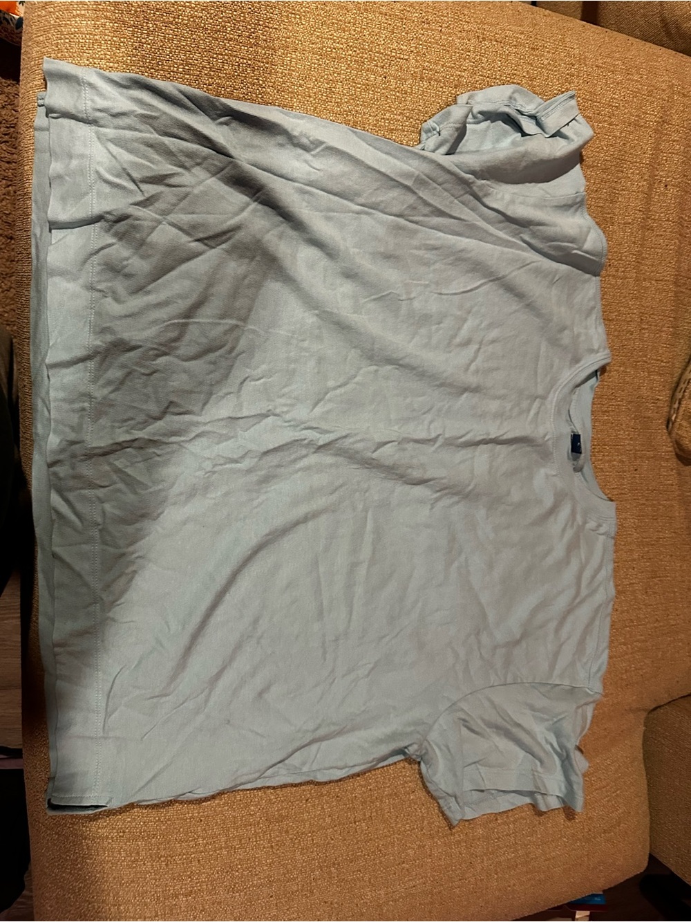 Old Navy Light Blue Women's Short Sleeve Tee
